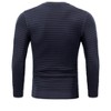 Crew Neck Sweater for Mens Knitted Pullover Sweaters with Solid Stripe - 3 of 4