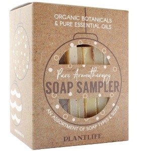 Plantlife Holiday Sampler Soap Set – Moisturizing, Soothing, Handcrafted, Plant-Based – Made in California, 8.5oz - 1 of 1