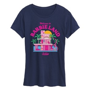 Women's - Barbie - Welcome To Barbie Land Short Sleeve Graphic T-Shirt - 1 of 4