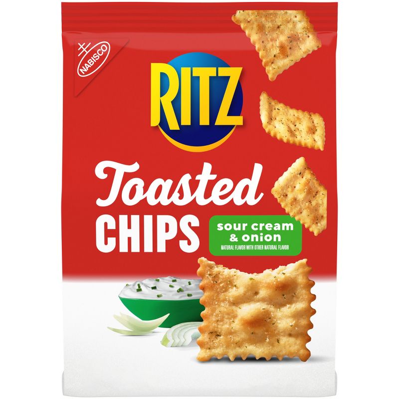 Ritz Toasted Chips - Sour Cream & Onion - 8.1oz, 1 of 16