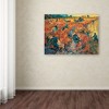 Trademark Fine Art -Vincent van Gogh 'Red Vineyards at Arles 1888' Canvas Art - 3 of 4