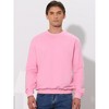 Lars Amadeus Men's Regular Fit Long Sleeve Round Neck Pullover Sweatshirt - 3 of 4