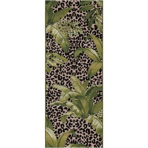 Unique Loom    Outdoor Botanical Andromeda Area Rug - 1 of 4