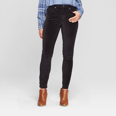 black velvet skinny jeans womens