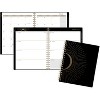 Radiate Weekly/Monthly Planner, Stylized Solar-Eclipse Artwork, 11 x 9.25, Black/Gold Cover, 12-Month (Jan to Dec): 2025 - 4 of 4