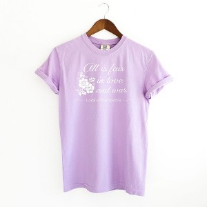 Simply Sage Market Women's All Is Fair Short Sleeve Garment Dyed Tee - 1 of 3