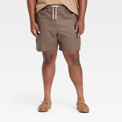 Men's 7" Elevated Linen Blend Pull-On Shorts - Goodfellow & Co™
