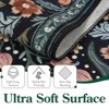 Lahome GST Intricate Floral Abundance Short Pile Velvet Rectangular Indoor Area Rug - 3 of 4