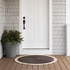 Colonial Mills Dolce Bordered Doormats - Toasted Brown 45” x 45” - 2 of 3