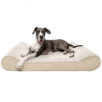 Furhaven Ultra Plush Luxe Lounger Orthopedic Dog Bed - Giant, Cream ...