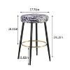 NicBex Counter Height Bar Stools Set of 2,Upholstered Dining Chair Stools with Golden Footrest for Kitchen Island,Coffee Shop,Kitchen - 3 of 4