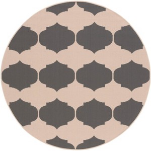 Courtyard CY6162 UV & Stain Resistant Non-Shedding Power Loomed Indoor/Outdoor Rugs - Safavieh - 1 of 3