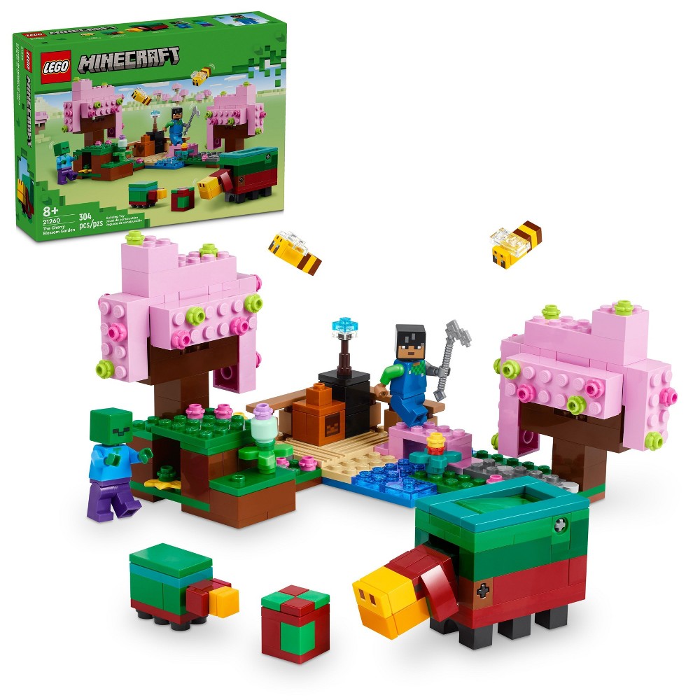 UPC 673419388542 product image for LEGO Minecraft The Cherry Blossom Garden Video Game Toy 21260 | upcitemdb.com