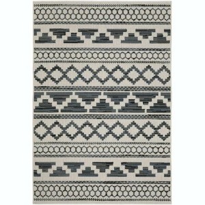Oriental Weavers Torrey 005Y1 Light Grey/ Blue Indoor/Outdoor Area Rug - 1'10" x 7'3" - 1 of 1