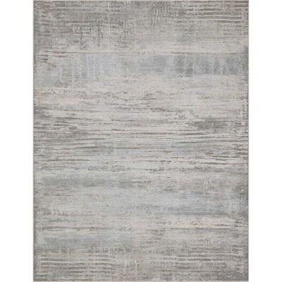 Well Woven Havana Flatweave Washed Steel Area Rug