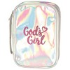 White Dove Designs Bible Cover-God's Girl-Large-Shiny Silver w/Pink Lettering (Aug) - 2 of 2