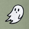 Dalix Ghost Embroidery Relaxed Crewneck Sweatshirt Soft Fleece Fit Lounge Mens - 2 of 4