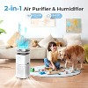 ZAFRO Air Purifier 2-In-1 Air Filter with 3 Stage Filter,4 Fan Modes & 4 Humidifying Modes Auto Shut Off,Air Purifiers for Home Bedroom - 2 of 4