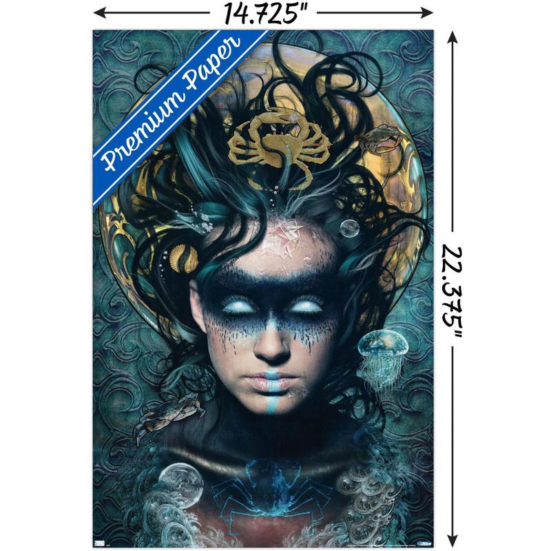 Trends International Jena DellaGrottaglia: Cosmic Zodiac - Cancer Unframed Wall Poster Prints, 3 of 7