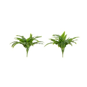 Nearly Natural 19-in UV Resistant Artificial Boston Fern (Indoor/Outdoor) - Set of 2 - 1 of 1