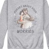 Men's - Disney - Forget About Your Worries Baloo and Mowgli Graphic Fleece Sweatshirt - image 2 of 4