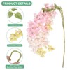 Unique Bargains Silk Durable UV-resistant Artificial Plant 3 Pcs - 2 of 4