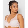 Curvy Couture Women's Full Figure Sheer Mesh Plunge T-shirt Bra - 3 of 3