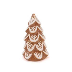 Small Ceramic Gingerbread Trees Leaf - Bullseye's Playground™ - 1 of 3