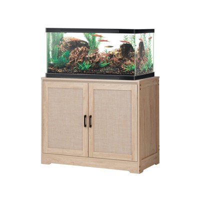 Unipaws Aquarium Stand with Storage Cabinet