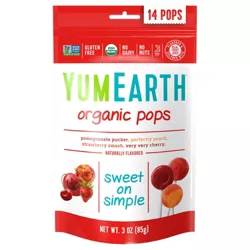 YumEarth Organic Lollipops - 18oz