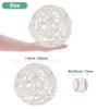 Unique Bargains Wicker Rattan Decorative DIY Crafts Balls for DIY Crafts 7.9 Inch 1 Pc - 2 of 4