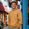 Dalix Astronaut Embroidery Relaxed Crewneck Sweatshirt Soft Fleece Fit Lounge Mens - 4 of 4