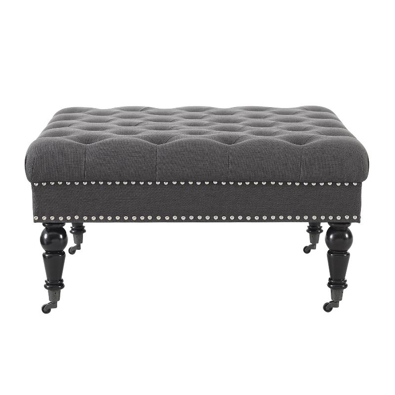 Isabelle Square Tufted Ottoman - Linon, 4 of 15