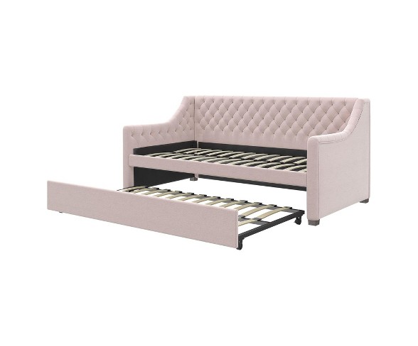 Little Seeds Monarch Hill Ambrosia Upholstered Daybed And Trundle Pink
