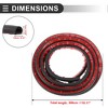 Unique Bargains Universal Car Weather Stripping Self Adhesive Weather Seal Strip 10Ftx0.31" D-Shape EPDM - 4 of 4