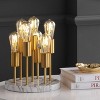 13.5" Metal Pleiades Modern Accent Lamp: LED, Marble Base, In-Line Switch - JONATHAN Y - 2 of 4