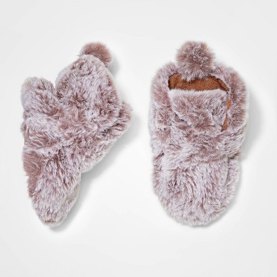 baby fur booties