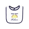 Hudson Baby Infant Boy Cotton Bib and Sock Set, Handsome Taco, One Size - 3 of 4