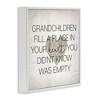 Stupell Industries Heartwarming Grandchildren Phrase, 17" x 17" - 3 of 4