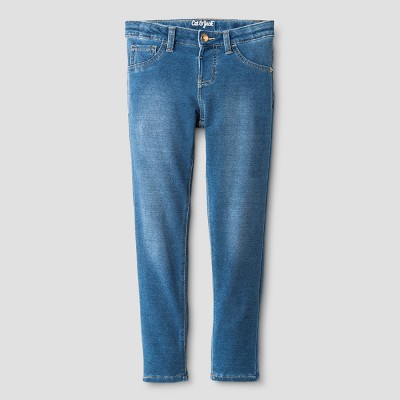 Girls' Mid-Rise Soft Knit Jeggings - Cat & Jack™
