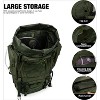 60L Military Internal Frame Backpack for Hiking,Camping,Hunting,Rucksack Backpack with Rain Cover - 4 of 4