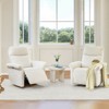 Spruce & Spring Power Swivel Recliner Chair Triple-Motor Nursery Glider Cream - 4 of 4