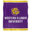Western Illinois University Logo Dots Silky 50x60 Blanket, 1 Sided - 2 of 4