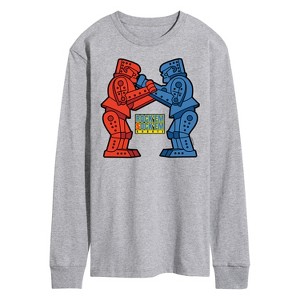 Men's - Rock 'Em Sock 'Em Robots - Rock 'Em Sock 'Em Robots Long Sleeve Graphic T-Shirt - 1 of 4