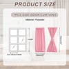 Unique Bargains Blackout Tie Up Pocket Window Door Curtain 1 Panel - 2 of 4