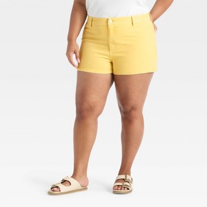 Women's High-Rise Sailor Jean Shorts - Universal Thread™ - 1 of 3