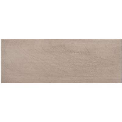 Greige Wood 2-Drawer Console Table with Storage