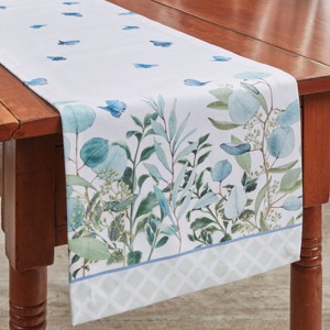 Park Designs Eucalyptus Greens Table Runner 13" X 54" - 1 of 4