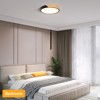 Itopfox Modern LED Ceiling Light, Minimalist Wood Flush Mount Fixture, 4000K Not Dimmable, Circle Lighting with Acrylic Lampshade for Bedroom Laundr - 4 of 4