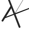 Vynxaria Black Finish Computer Desk Modern L-Shaped Workstation for Home Office Study Small Spaces - 2 of 4